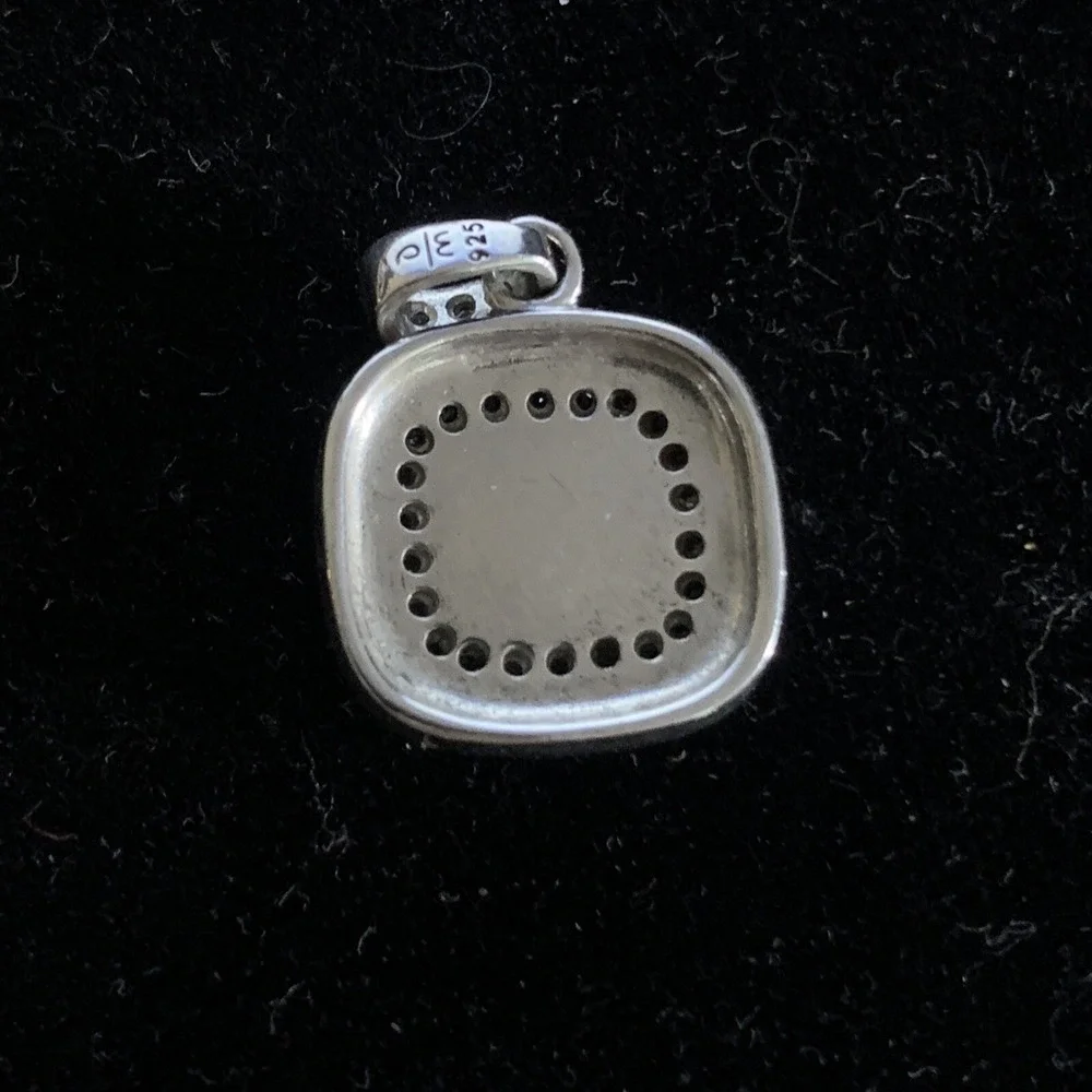 Danbury Mint USC Trojans 2 Pendants Necklace Sterling Enamel Southern California